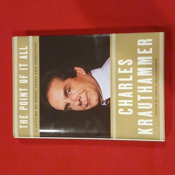 1st Edition Charles Krauthammer The Point of It All Hardcover Book - Picture 1 of 8